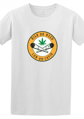 Κοντομάνικη μπλούζα Covid Weed