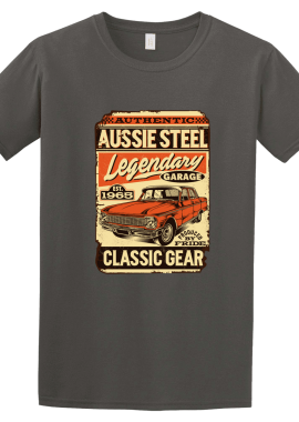 Κοντομάνικη μπλούζα Aussie Steel
