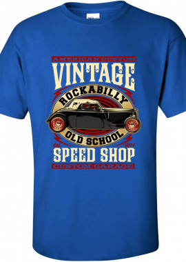 Ανδρική μπλούζα Vintage Rockabilly