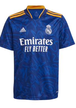 Adidas Ρεάλ Μαδρίτης παιδική μπλούζα ποδοσφαίρου εκτός έδρας