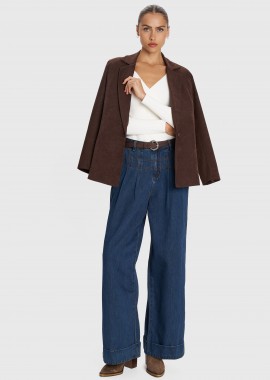 Παντελόνι τζιν super wide leg - 5206634982537