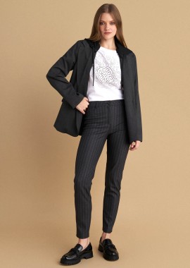 Παντελόνι skinny ριγέ - 5206179025539