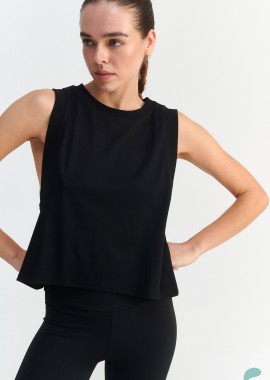 - a-feel Μπλούζα αμάνικη cropped - 5206179065818