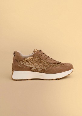 - Suede sneakers με κέντημα - 5206179081290