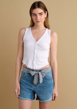 Σορτς με ζώνη στη μέση - 5206634943514