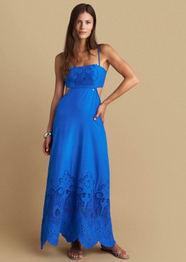- Φόρεμα μακρύ με cut-out - 5206634958877