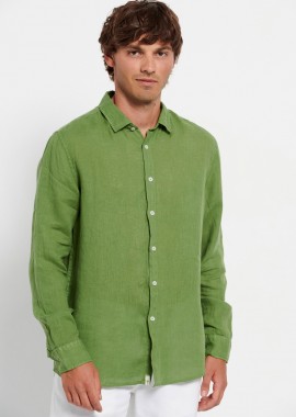 Essential λινό πουκάμισο