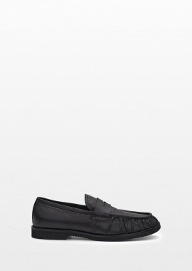 PHILIPPE LANG - PHILIPPE LANG Ανδρικό Μαύρο Leather Loafers