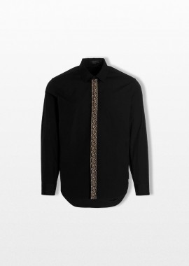 VERSACE Ανδρικό Μαύρο Black Greca Shirt