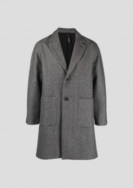 HEVO Ανδρικό Γκρι Conversano Coat In Grey