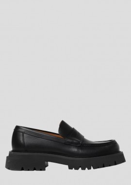 SALVATORE FERRAGAMO Ανδρικό Μαύρο Fergal Loafers In Black