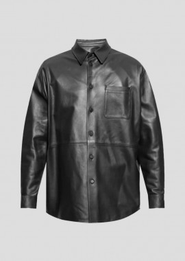 OFF-WHITE - OFF-WHITE Ανδρικό Μαύρο Buttoned Long Sleeved Shirt