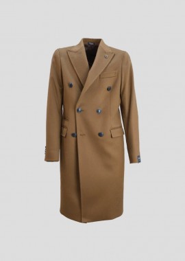 BRERAS Ανδρικό Καφέ Double Breasted Coat