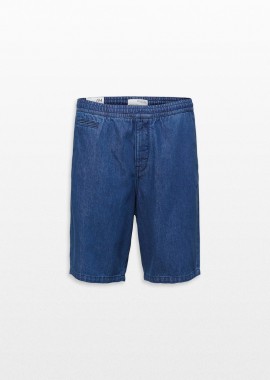 SELECTED HOMME - SELECTED HOMME Ανδρικό Μπλε Wide Jogg Denim Shorts