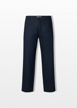 SELECTED HOMME - SELECTED HOMME Ανδρικό Straight Fit Linen Trousers
