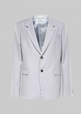 ALEXANDER MCQUEEN - ALEXANDER MCQUEEN Ανδρικό Γκρι Light Grey Tailored Jacket
