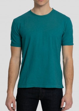 HOSIO - HOSIO Ανδρικό Μπλε Classic T-Shirt
