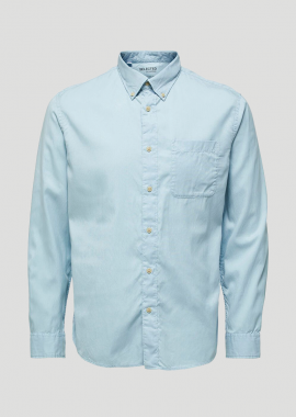 SELECTED HOMME Ανδρικό Μπλε Soft Tencel Lyocell Shirt