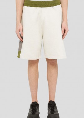 A-COLD-WALL* Ανδρικό Λευκό Logo Print Color Block Shorts