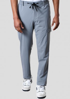 BERWICH - BERWICH Ανδρικό Γκρι K Sub Cargo Grey Trousers