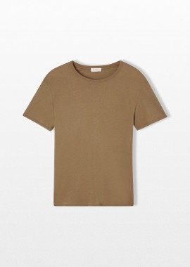 AMERICAN VINTAGE - AMERICAN VINTAGE Ανδρικό Καφέ Decatur T-Shirt/Iced Coffee