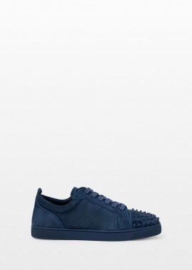 CHRISTIAN LOUBOUTIN - CHRISTIAN LOUBOUTIN Ανδρικό Μπλε Louis Junior Spikes Sneakers
