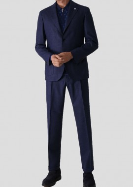 LUBIAM - LUBIAM Ανδρικό Μπλε 007 Slim Fit Blue Suit