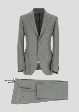 LUBIAM - LUBIAM Ανδρικό Γκρι Jim Suit In Grey