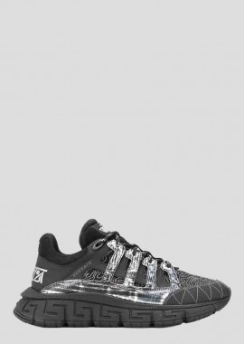 VERSACE Ανδρικό Μαύρο Trigreca Low Top Sneakers