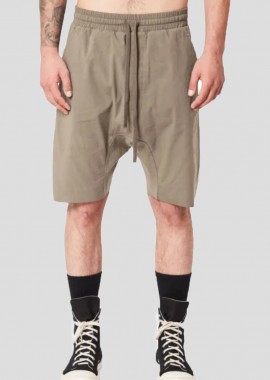 THOM KROM - THOM KROM Ανδρικό Μπεζ Drop Crotch Shorts Fossil