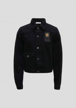 JWANDERSON Ανδρικό Μαύρο Sim Card Trucker Jacket