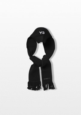 Y-3 - Y-3 Ανδρικό Μαύρο Black Classic Scarf Cap
