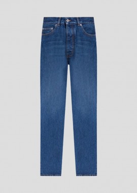 OFF-WHITE - OFF-WHITE Ανδρικό Μπλε Arr Tab Zip Det Skate Jeans In Blue