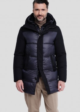 AGF - AGF Ανδρικό Μπλε Puffer Jacket 153U27 In Blue