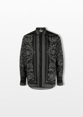 VERSACE Ανδρικό Barocco Print Long-Sleeved Shirt