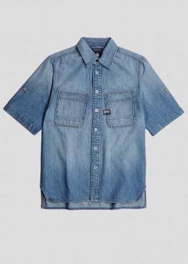 G-STAR Ανδρικό Denim shirt Slanted Double Pocket