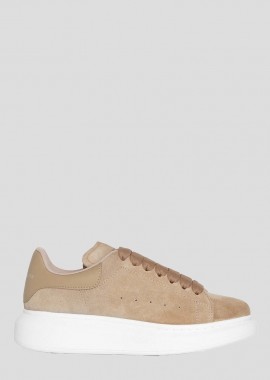 ALEXANDER MCQUEEN Ανδρικό Μπεζ Classic Suede Sneakers