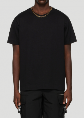 GIVENCHY Ανδρικό Μαύρο Chain Collar T-Shirt