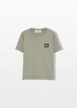 STONE ISLAND - STONE ISLAND Ανδρικό Cotton T-shirt In Green