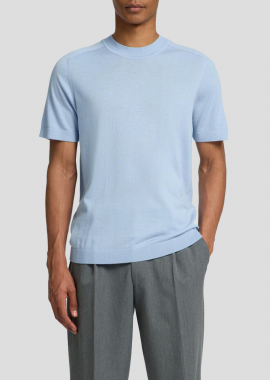 SELECTED HOMME Ανδρικό Μπλε Merino Wool T-shirts
