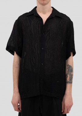 I'M BRIAN Ανδρικό Μαύρο Short-Sleeved Shirt Black