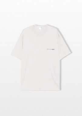 COMME DES GARÇONS SHIRT - COMME DES GARÇONS SHIRT Ανδρικό Μπεζ Shirt Small Logo T-Shirt