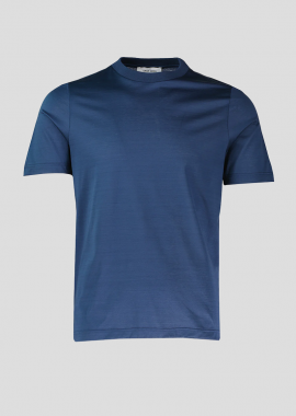 GRAN SASSO Ανδρικό Μπλε Round Neck T-Shirt