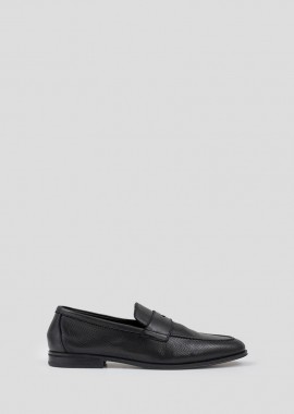 DOUCAL'S Ανδρικό Μαύρο Men's Loafers In Black