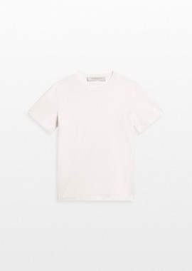 GOLDEN GOOSE Ανδρικό Λευκό T-shirt With Distressed Treatment