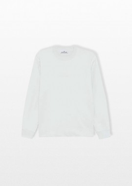 STONE ISLAND - STONE ISLAND Ανδρικό Μπλε Logo-Embroidered Sweatshirt