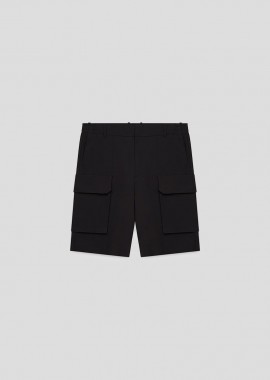 UNITY - UNITY Ανδρικό Μαύρο Bermuda Shorts Cargo