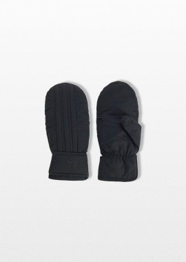 Y-3 - Y-3 Ανδρικό Μαύρο Padded Gloves