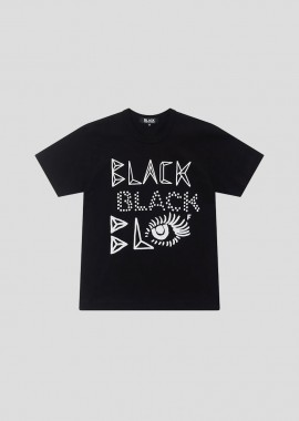 BLACK COMME DES GARÇONS Ανδρικό Μαύρο Short Sleeve T-Shirt