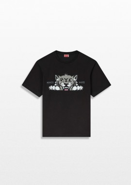 KENZO Ανδρικό Μαύρο Oversized T-Shirt